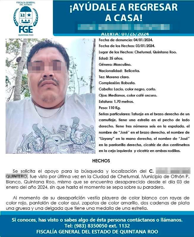 Exitoso Rescate de Ciudadano Beliceño Desaparecido en Coordinación con la Marina