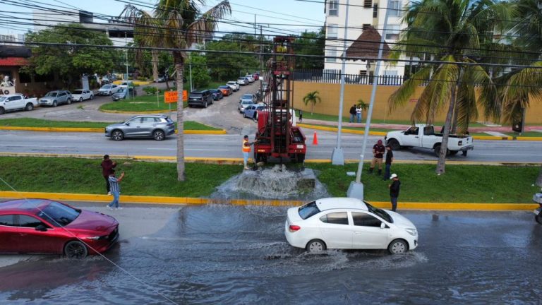 Cancún activa operativo preventivo de lluvias 2025 para evitar encharcamientos